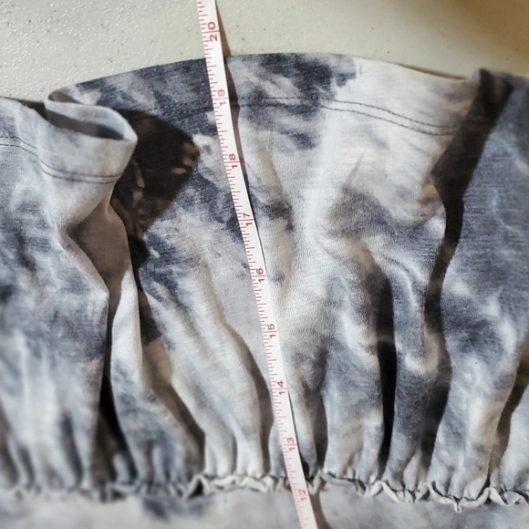 So Tye Dyed Baby Doll Short Sleeve Sz L Top - Picture 6 of 6